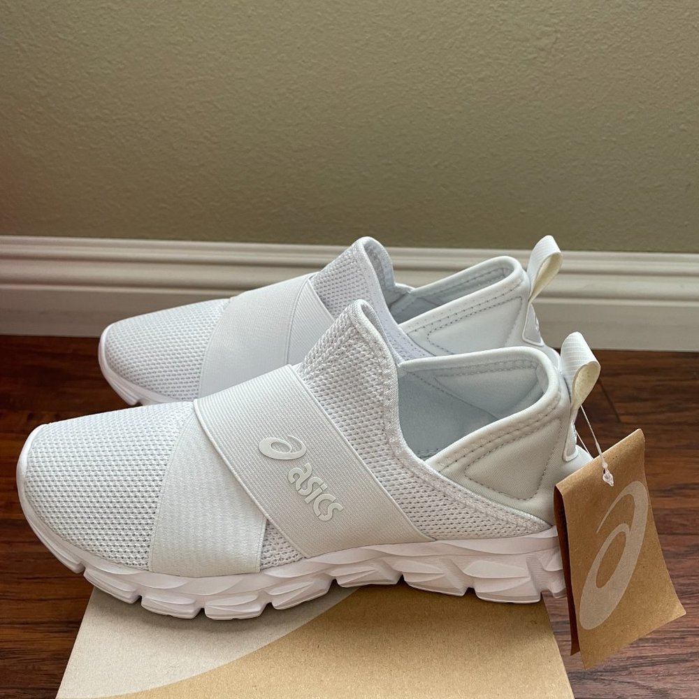 ASICS Quantum Lyte Women's Slip-On Shoes, Color: White